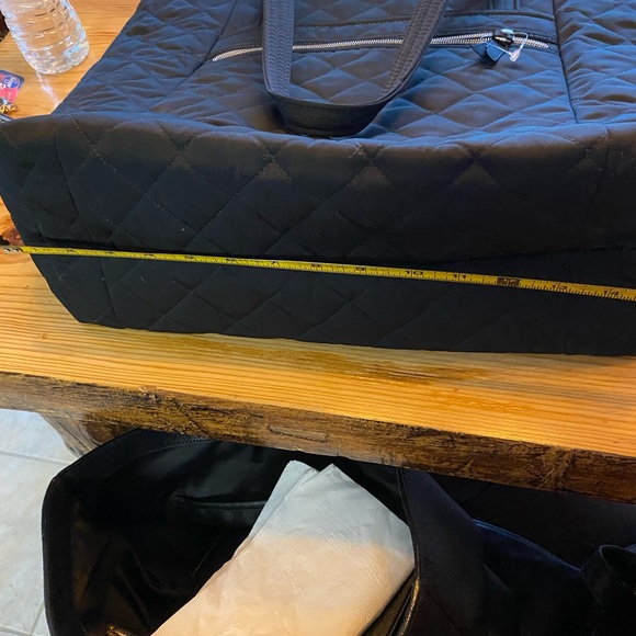 New Black Vera Bradley bag. Never been used. Shoulder or tote offers welcome - Picture 9 of 15